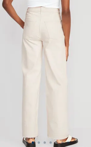 Old Navy White Jeans thumbnail 2