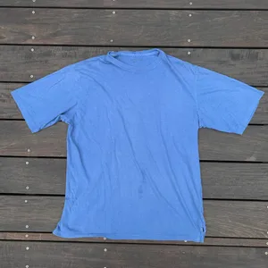 Plain Blue Saltaire T-shirt w/ Small Logo Embroidery on the Back thumbnail 1