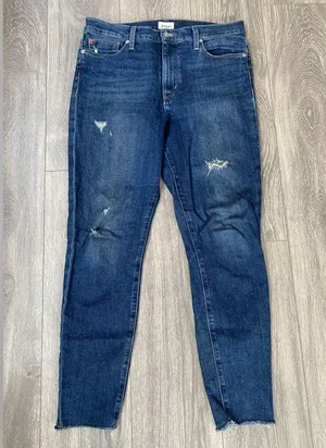 Hudson - Blair High Rise Super Skinny Ankle Medium/Dark Wash Jeans - Size 30 thumbnail 1