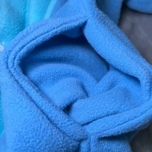 Disney Stitch Adult Size XL Costume Kigurumi Pajamas Blue Hututu‎ Fleece thumbnail 10