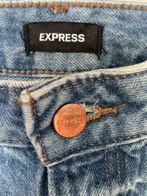 Express Jeans Women’s Size 10/R Blue 90S Ankle Boot Mid Rise Very Good Condition thumbnail 3