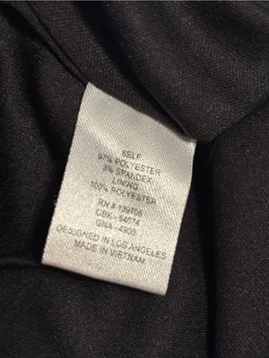 Emerald Sundae Black Velvet Long Sleeve Mini Dress with Silver Dot Detail thumbnail 3