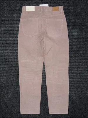 American Eagle NWT 90s Straight Dusty Rose Corduroy Pants Women’s Sz 2 SHORT thumbnail 2