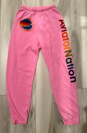 Aviator Nation Sweatpants Pink thumbnail 4