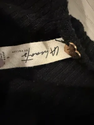 Black Ribbed LA Hearts Pacsun Cropped Longsleeve Women’s Small thumbnail 2