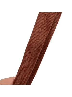 The Sak Kendra Coral Brown Leather Crossbody Bag Adjustable Strap Front Buckle thumbnail 10
