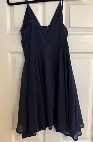 Windsor Navy Dress thumbnail 3