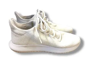 Adidas Tubular Shadow Knit Sneakers Women's Size‎ 7 White Lightweight Running thumbnail 1