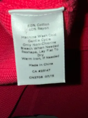 Talbots Bright Pink Button-Front Cardigan Sweater thumbnail 4