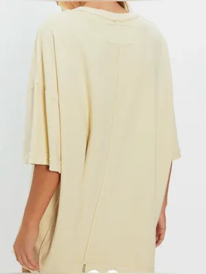 NWT Free People We The Free Farm Friends Tee - horse combo sand - Medium thumbnail 6