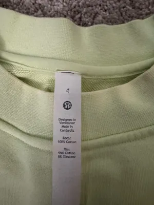 Lululemon Sweatshirt Yellow thumbnail 3