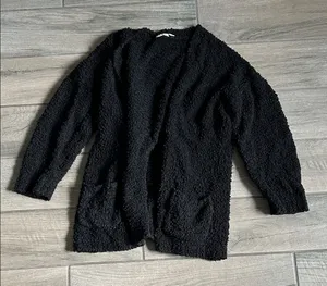 Pink Republic Black Textured Sweater thumbnail 1
