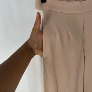 Aritzia Babaton Conan Blush Pink Stretch Crepe Pull On Side Stripe Tapered‎ Crop Pants 0 thumbnail 5