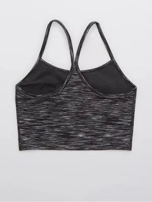 OFFLINE By Aerie Seamless Space-Dye Crop Tank - Navy thumbnail 4