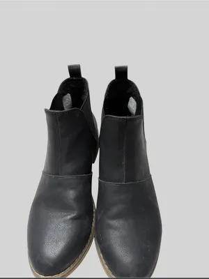Rocket Dog Brown Chelsea Ankle Boots with Tan Stacked Heel thumbnail 4