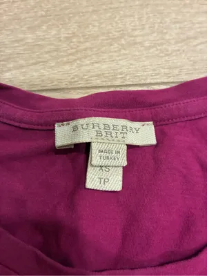 Burberry Brit Women’s Hot Pink Nova Check Short Sleeve Shirt Size XS thumbnail 2