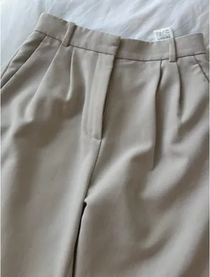 Abercrombie & Fitch Wide-Leg Tailored Pants Sloane thumbnail 3