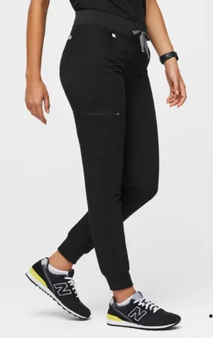 FIGS Zamora Jogger Scrub Pants Black Adjustable Drawstring‎ Scrubs Size Small thumbnail 1