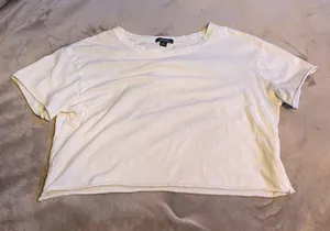White Crop Top Size M thumbnail 1