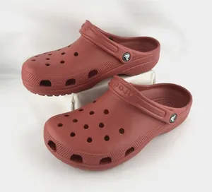 Crocs Classic Clogs Womens 10 Dark Coral Salmon Pink Slip On Comfort Shoes thumbnail 1