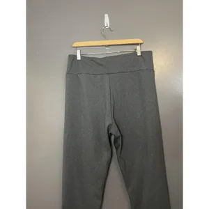 Fleece Lined Leggings Womens 2XL Gray High Rise Stretch Ankle Pants Owl Cozy thumbnail 5