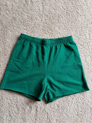 Land Rover Pacsun preppy cotton blend green raw hem shorts size medium thumbnail 3