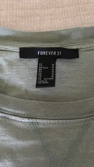 Forever 21 Cropped Long Sleeve Top thumbnail 3