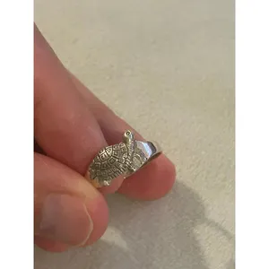 925 sterling silver ring band size 8.75 lot c15 turtle thumbnail 4