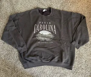 Full Tilt Charcoal North Carolina Crewneck Sweater thumbnail 1