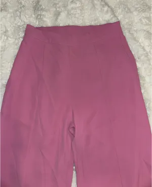 SheIn Blush Pink Pants/Slacks Petite thumbnail 3