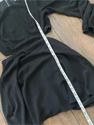 Lulus Black Cutout Long Sleeve Skater Dress size Medium thumbnail 9