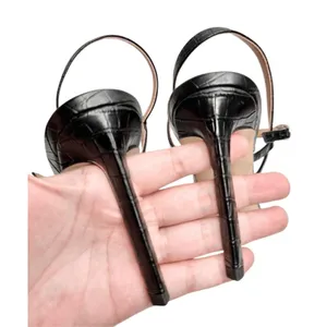Sam‎ Edelman Sandals Size 9.5 Black Croc Embossed Dara Open Toe Ankle Strap thumbnail 5