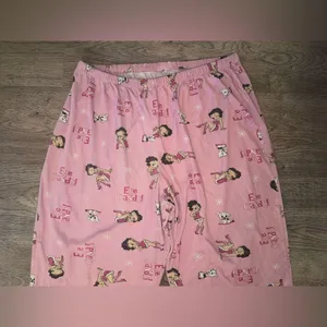 90’s Pink Betty Boop loungewear pants XL thumbnail 6