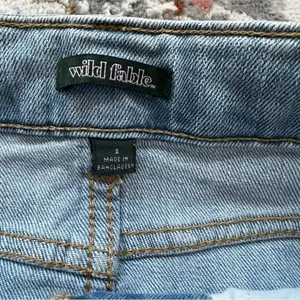 NWT Wild Fable Light Wash Distressed Denim Mini Skirt Size 8 Jean Micro Skirt thumbnail 9