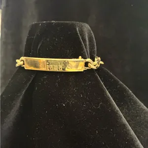 Speidel Chino Link ID bracelet with "DIANA" engraved on the nameplate 6.5” thumbnail 4