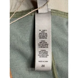 SKIMS Logo Pointelle Leggings Mineral Size 2X NWT Loungewear Coquette Plus Size thumbnail 7
