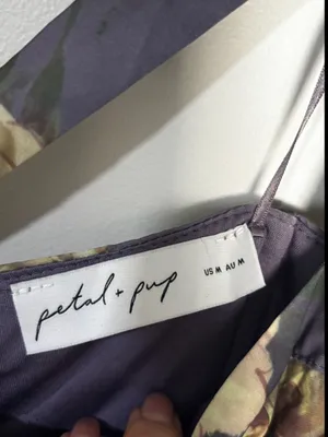 Petal & Pup Lillee Tiered Maxi Dress Lavender Floral Size M thumbnail 8