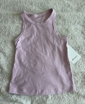 lululemon athletica Lavender Waist-Length Racerback Tank size 4 thumbnail 1