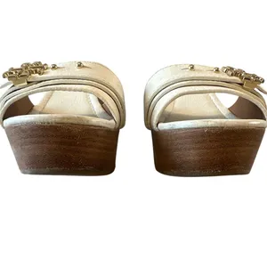 Tory Burch Elina Platform Wedge Ivory‎ Gold 9 thumbnail 2