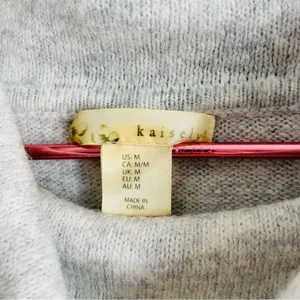Anthropologie Kaisley Alpaca Blend Oversized Cowl Neck Sweater Grey size M thumbnail 8