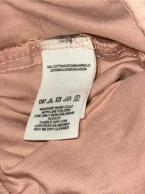 Free People Women’s Size S Blush Pink Cropped Button Front Jogger Pants thumbnail 6