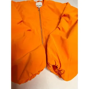 Anthropologie ICHI IHELISO JA Bomber Jacket size 38/ Medium Orange Full zip thumbnail 7