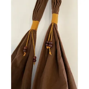 Elephant Print Boho Hobo Shoulder Bag Brown Tribal Ethnic Tote Purse Women thumbnail 7