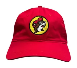 Buc-EE's Strapback Hat Baseball Cap Red Beaver Logo thumbnail 1