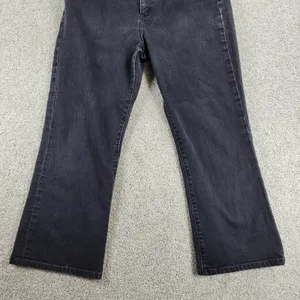 Lauren Jeans Co Ralph Lauren Womens Jeans 14 Black Classic Cowboy Bootcut Denim thumbnail 7