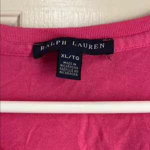 Ralph Lauren Pink Fitted Polo T-Shirt thumbnail 3
