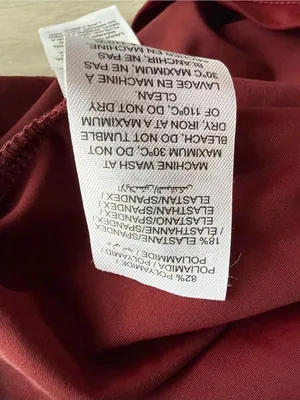 Edikted Knotted One Shoulder Asymmetric Top Maroon Small NWOT thumbnail 12