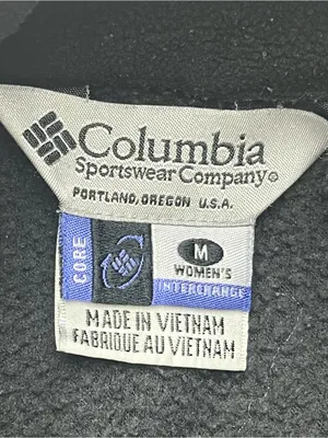 Columbia Sportswear Women's Full Zip Gray & Black Fleece Jacket Size Medium thumbnail 6