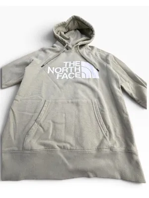 Women's The North Face Hoodie Sweatshirt Size XS Sage White Logo thumbnail 3