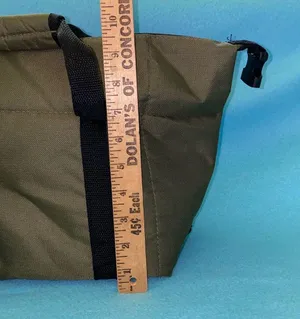 MACY’S insulated tote lunch bag olive green adjustable removable shoulder strap thumbnail 9